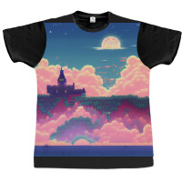 Castle In The Clouds Graphic T-shirt | Artistshot