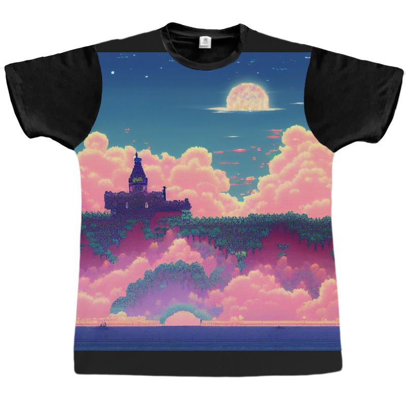 Castle In The Clouds Graphic T-shirt | Artistshot