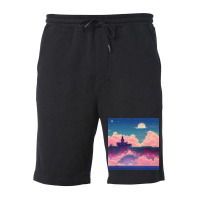 Castle In The Clouds Fleece Short | Artistshot