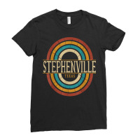 Vintage Retro Stephenville Texas Tx Women Men Souvenirs T Shirt Ladies Fitted T-shirt | Artistshot