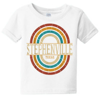 Vintage Retro Stephenville Texas Tx Women Men Souvenirs T Shirt Baby Tee | Artistshot