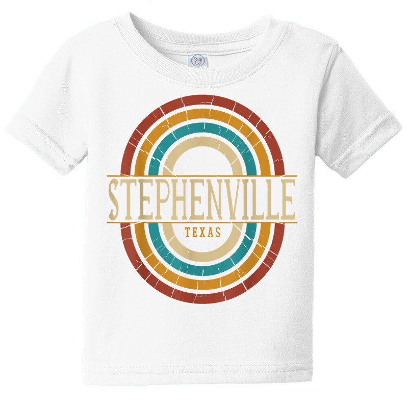 Vintage Retro Stephenville Texas Tx Women Men Souvenirs T Shirt Baby Tee by darrene68stu | Artistshot