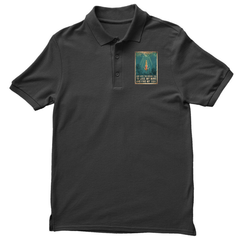 Into The Ocean Poster Men's Polo Shirt by monicash | Artistshot