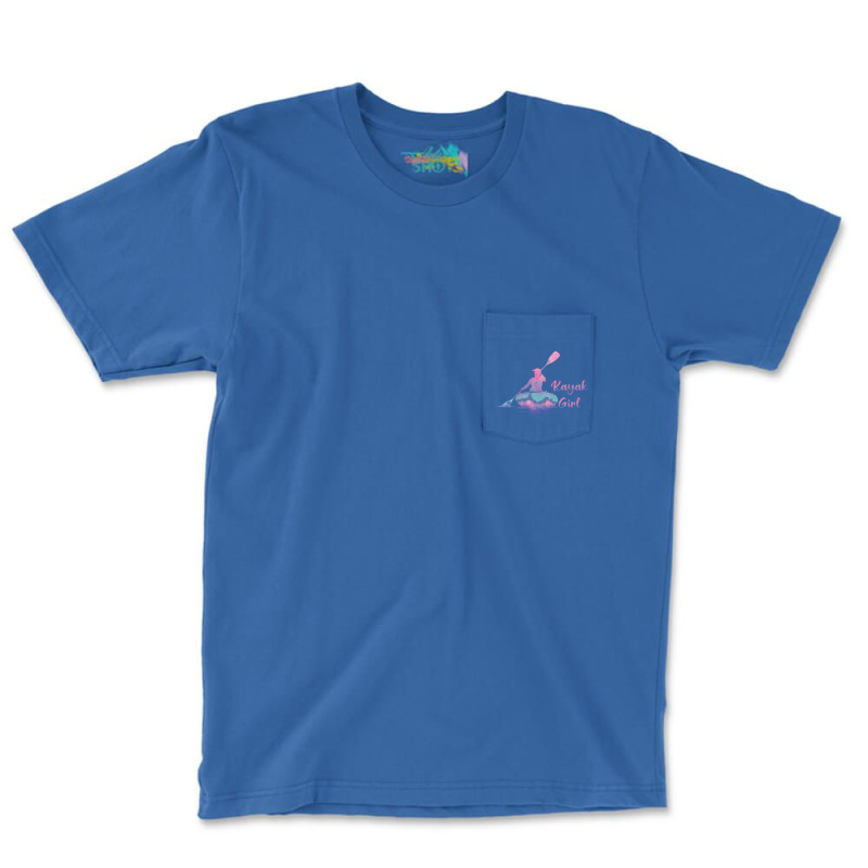 Ocean T Shirt Boating Boat Kayak Girl Pontoon Lake Summer 2022 Pocket T-shirt | Artistshot