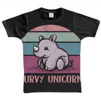 Curvy Unicorn Graphic Youth T-shirt | Artistshot