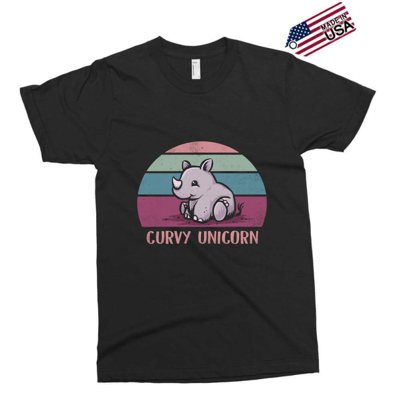 Curvy Unicorn Exclusive T-shirt by BrianneRemers65 | Artistshot