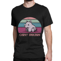 Curvy Unicorn Classic T-shirt | Artistshot