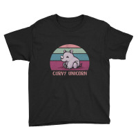 Curvy Unicorn Youth Tee | Artistshot