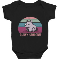 Curvy Unicorn Baby Bodysuit | Artistshot