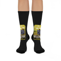 Bellevue State Park De Vintage Travel Crew Socks | Artistshot