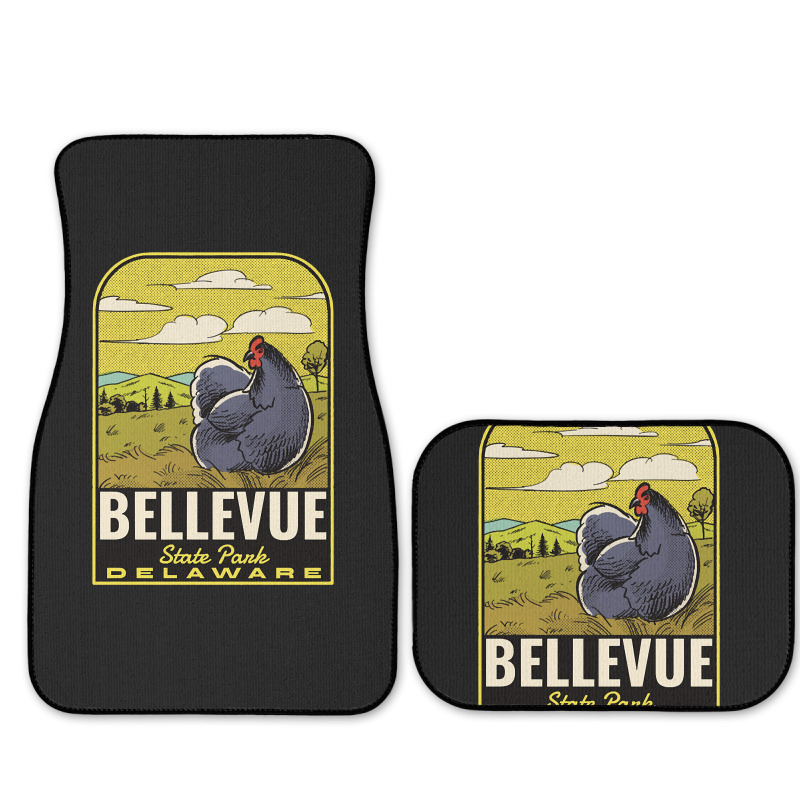 Bellevue State Park De Vintage Travel Full Set Car Mats | Artistshot