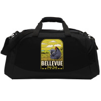 Bellevue State Park De Vintage Travel Active Duffel | Artistshot