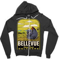 Bellevue State Park De Vintage Travel Zipper Hoodie | Artistshot