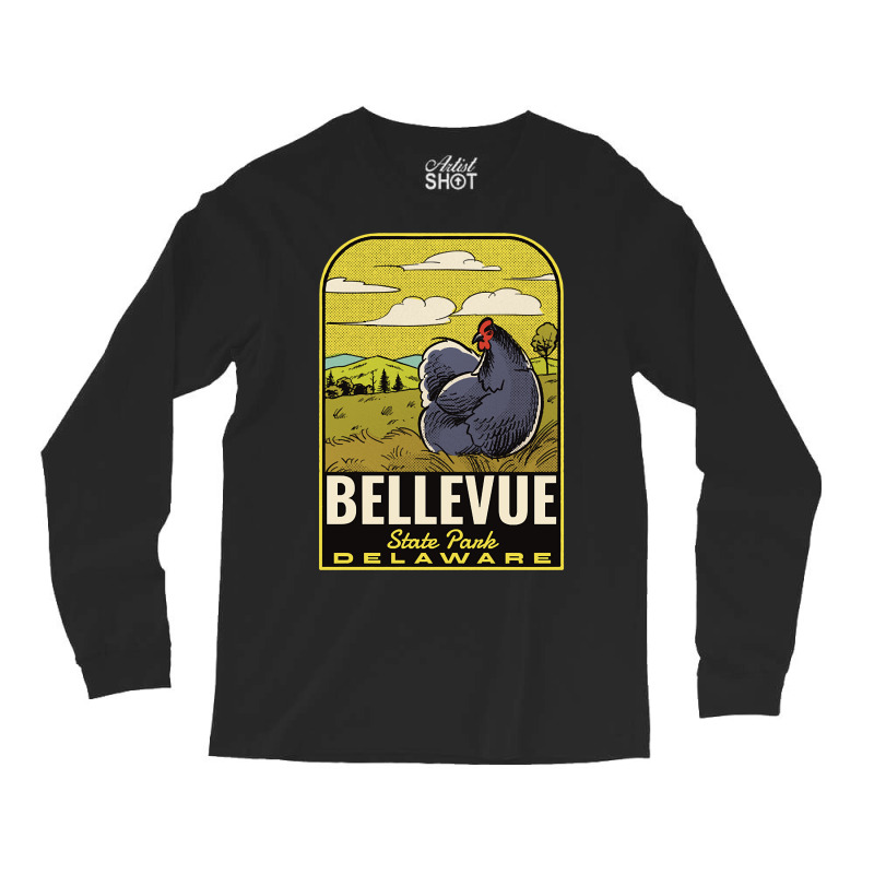 Bellevue State Park De Vintage Travel Long Sleeve Shirts | Artistshot