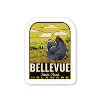 Bellevue State Park De Vintage Travel Sticker | Artistshot