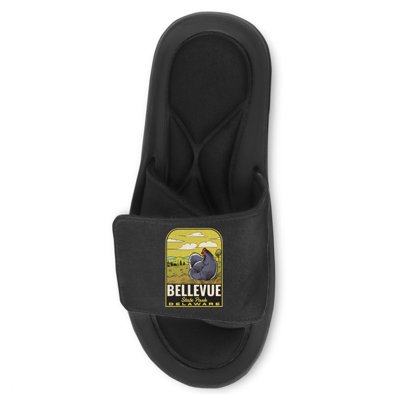 Bellevue State Park De Vintage Travel Slide Sandal | Artistshot