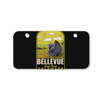 Bellevue State Park De Vintage Travel Bicycle License Plate | Artistshot