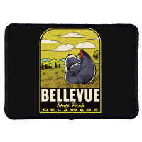 Bellevue State Park De Vintage Travel Rectangle Patch | Artistshot