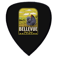 Bellevue State Park De Vintage Travel Shield S Patch | Artistshot