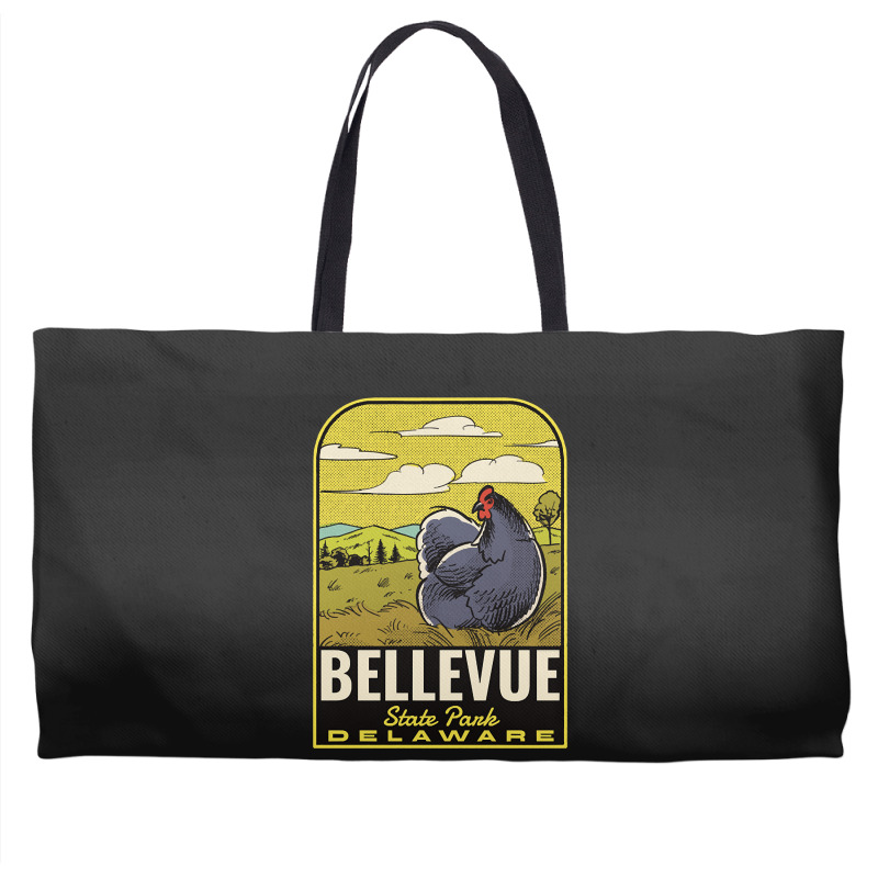 Bellevue State Park De Vintage Travel Weekender Totes | Artistshot