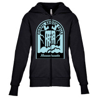 Chapel Brook Falls Massachusetts Youth Zipper Hoodie | Artistshot