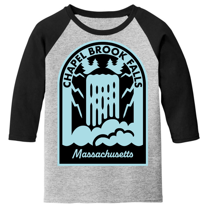 Chapel Brook Falls Massachusetts Youth 3/4 Sleeve by currentlyderby559 | Artistshot