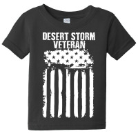 Desert Storm Veteran For Patriotic Veterans Day Baby Tee | Artistshot