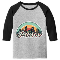 Presov City Retro Youth 3/4 Sleeve | Artistshot