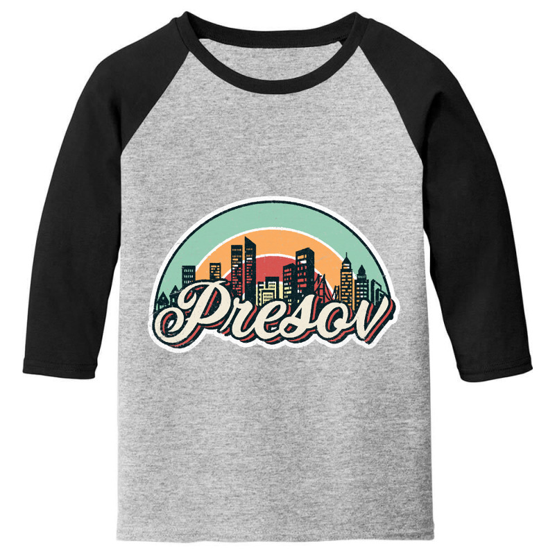 Presov City Retro Youth 3/4 Sleeve | Artistshot