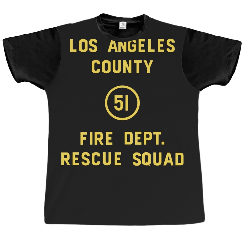 Emergency Squad 51 Door Graphic T-shirt | Artistshot