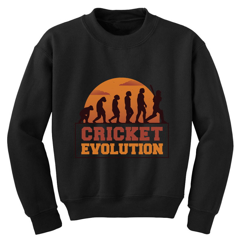 Cricket Evolution Youth Sweatshirt | Artistshot