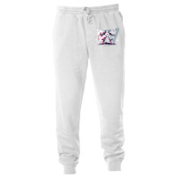 Flat Pink And White Battle Robot With Geometric Shapes Concept Unisex Jogger | Artistshot