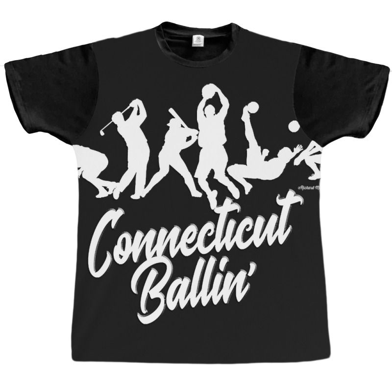 Connecticut Balli' Graphic T-shirt by kayakbetween30 | Artistshot