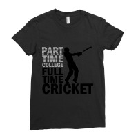 Cricket Full Time Ladies Fitted T-shirt | Artistshot