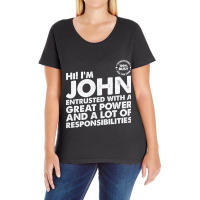 Busy John Ladies Curvy T-shirt | Artistshot