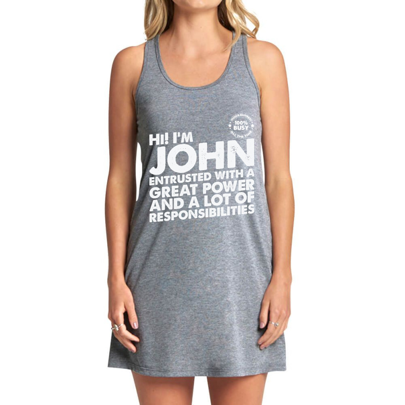 Busy John Tank Dress by bunchfencing71 | Artistshot