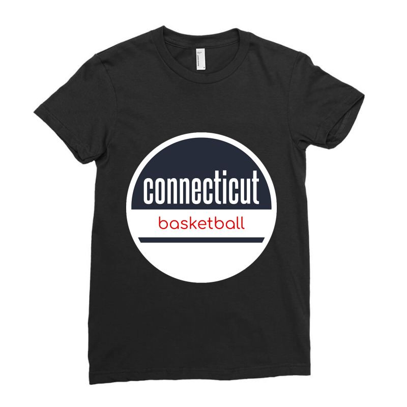 Connecticut Basketball Ladies Fitted T-Shirt by kayakbetween30 | Artistshot