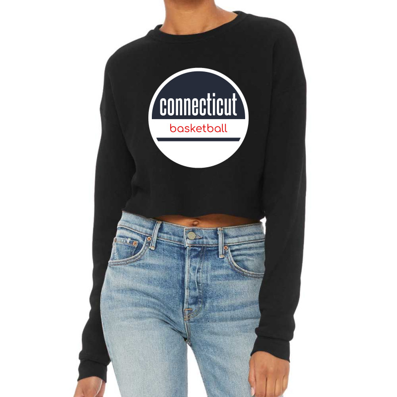 Connecticut Basketball Cropped Sweater by kayakbetween30 | Artistshot