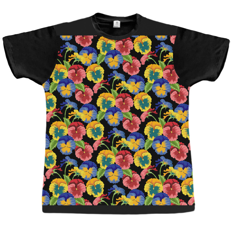 Pansies Graphic T-shirt | Artistshot