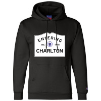 Charlton Massachusetts Road Sign Champion Hoodie | Artistshot