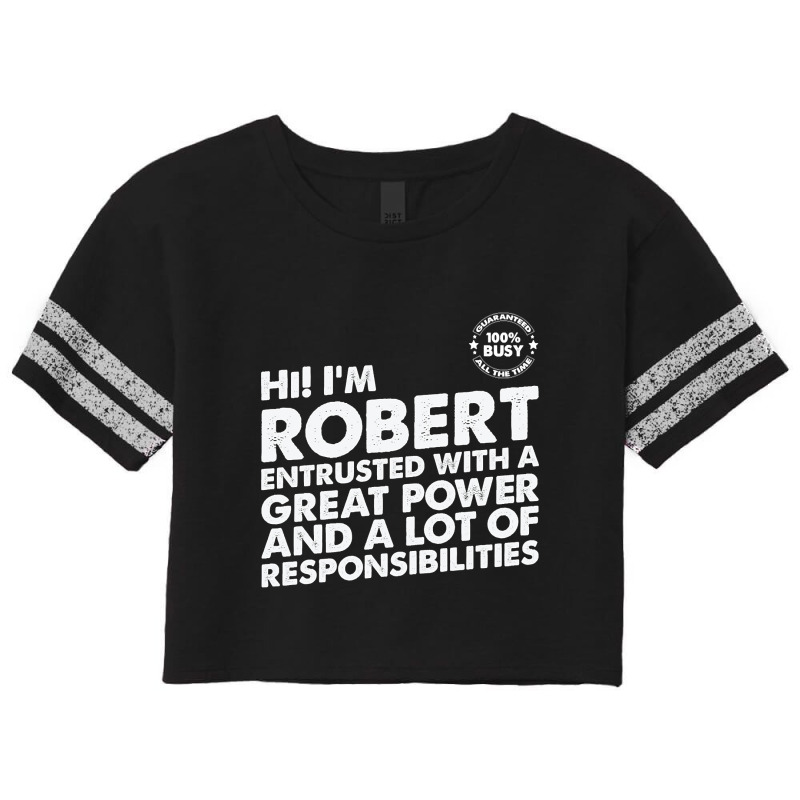 Busy Robert Scorecard Crop Tee by bunchfencing71 | Artistshot