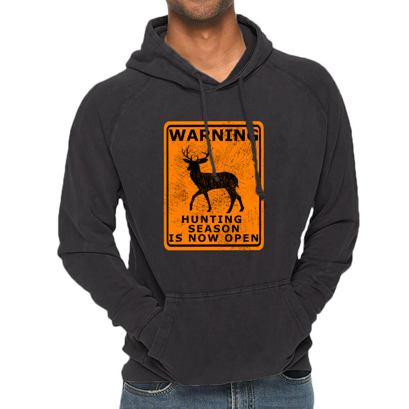 Beat Up Hunting Season Is Open Vintage Hoodie by samplesend0 | Artistshot