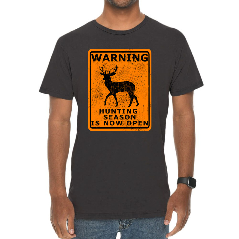 Beat Up Hunting Season Is Open Vintage T-Shirt by samplesend0 | Artistshot