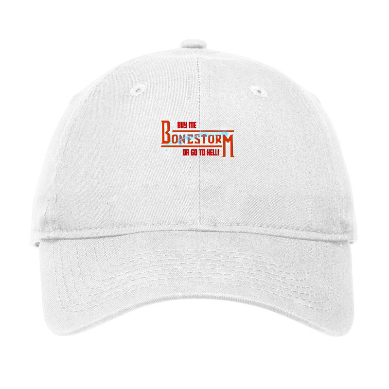 The Simpsons  Bonestorm With Tag Line 1 Adjustable Cap | Artistshot