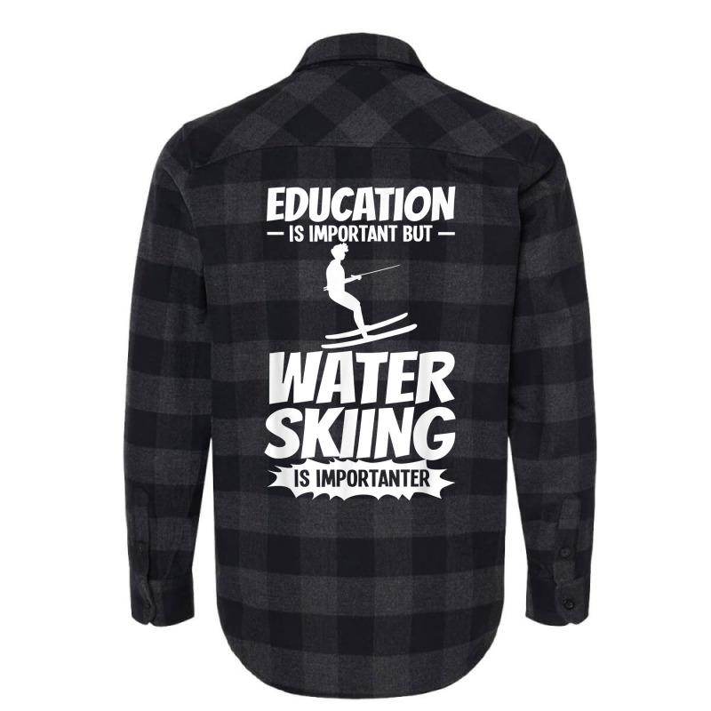 Water Skiing Boat Beginner Board Skier Waterski Trainer T Shirt Flannel Shirt | Artistshot