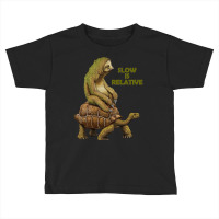 Limited Edition Speed Of Sloth And Turtle Toddler T-shirt | Artistshot