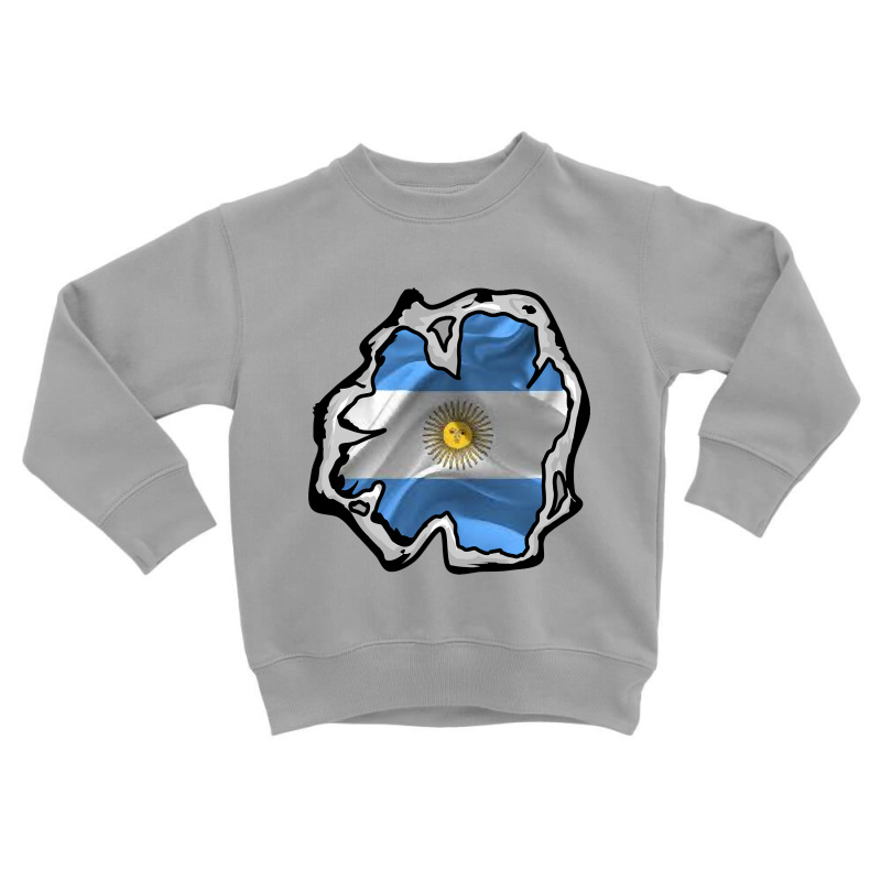 Argentina Flag Unik Toddler Sweatshirt by samplereunited121 | Artistshot