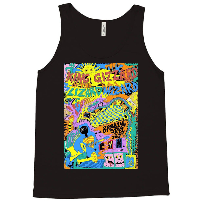 King Gizzard And The Lizard Wizard Brooklyn Steel Tank Top by carrilloesteban | Artistshot