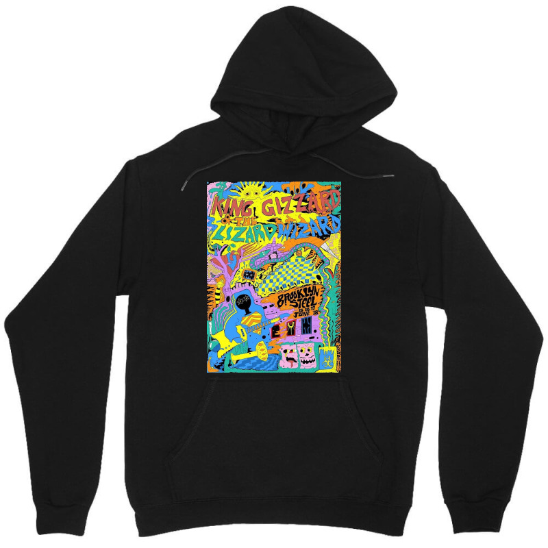 King Gizzard And The Lizard Wizard Brooklyn Steel Unisex Hoodie by carrilloesteban | Artistshot