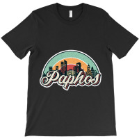 Paphos City Retro T-shirt | Artistshot